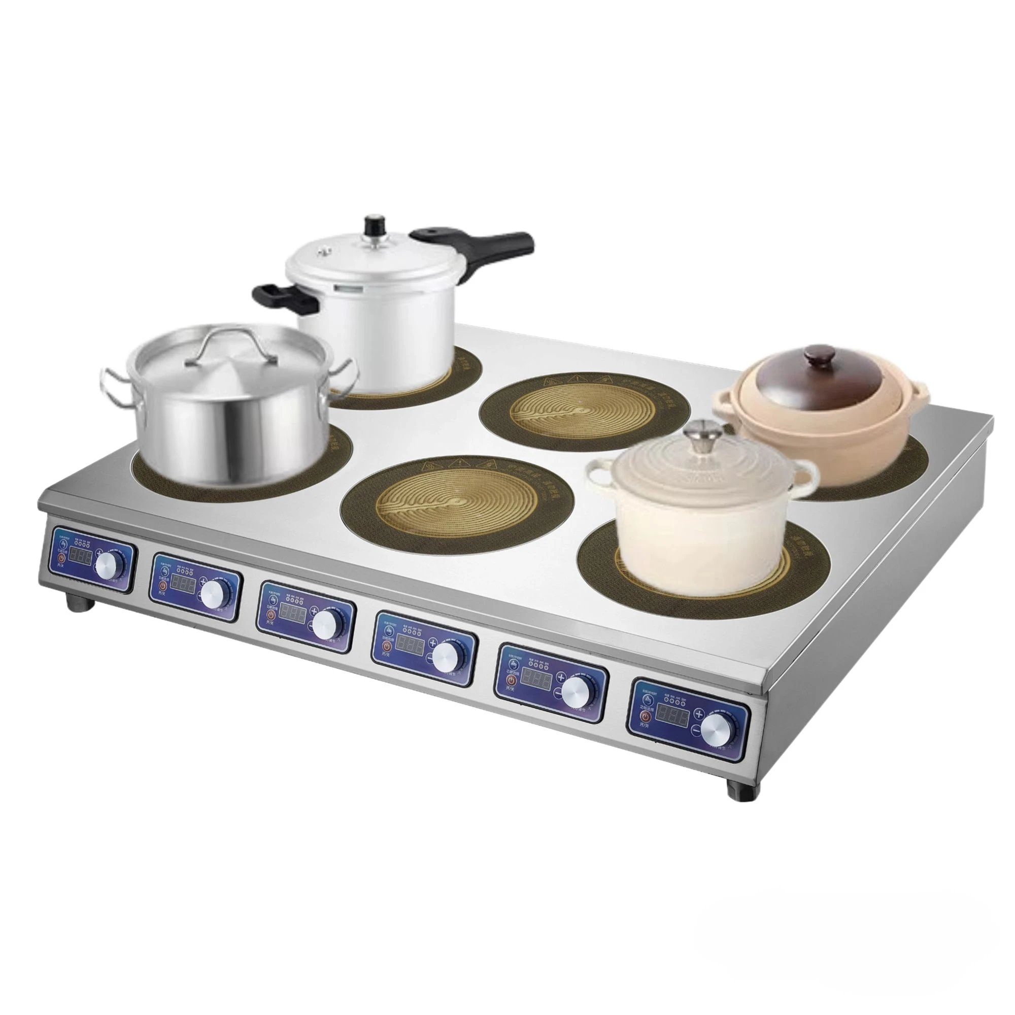 3500Wマルチヘッド調理ガラスセラミックプレートキッチン電気セラミックホブクッカーレストランとホテル赤外線誘導調理器