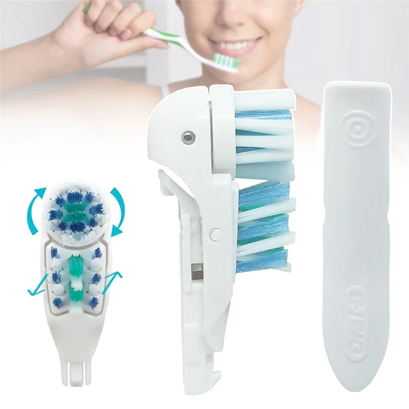 ABBZ-Ersatzbürstenköpfe für Oral-B-Crossaction-Zahnbürste reinigt die Zähne und entfernt Plaque effektiv für die Zahnpflege