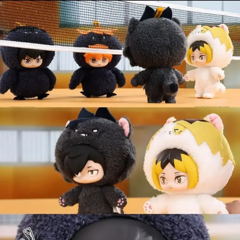 

Haikyu!! Action Figure Toy Trendy Anime Figur Face Series Decisive Battle Landfill Kageyyama Tobio Doll Keyring Children Toys