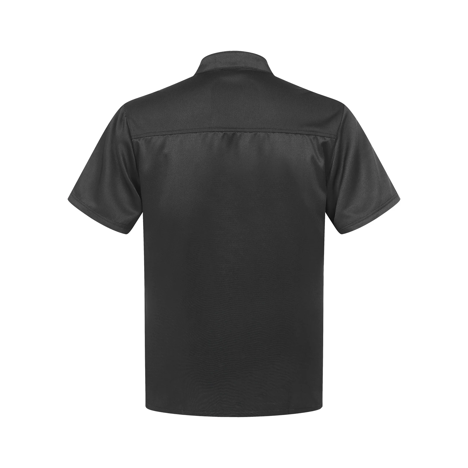 Chemise de chef à manches courtes pour hommes et femmes, uniforme de travail, vestes de chef, manteau de cuisine, chemisier de restaurant, travail de cuisine professionnel, Y