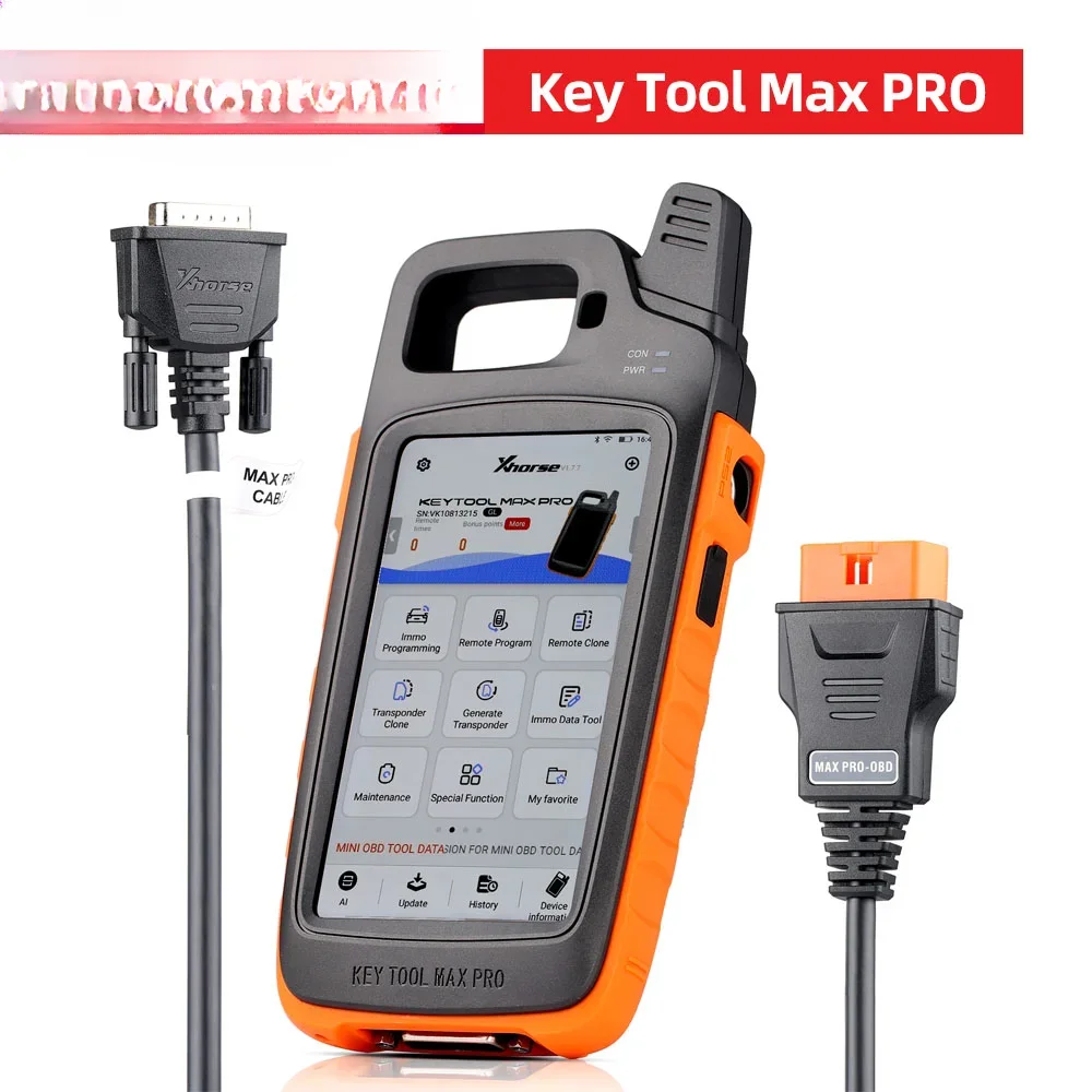 For VVDI Key Tool Max PRO Combines Key Tool Max and Mini OBD Tool Functions Adds CAN FD, for BMW CAS1-CAS3