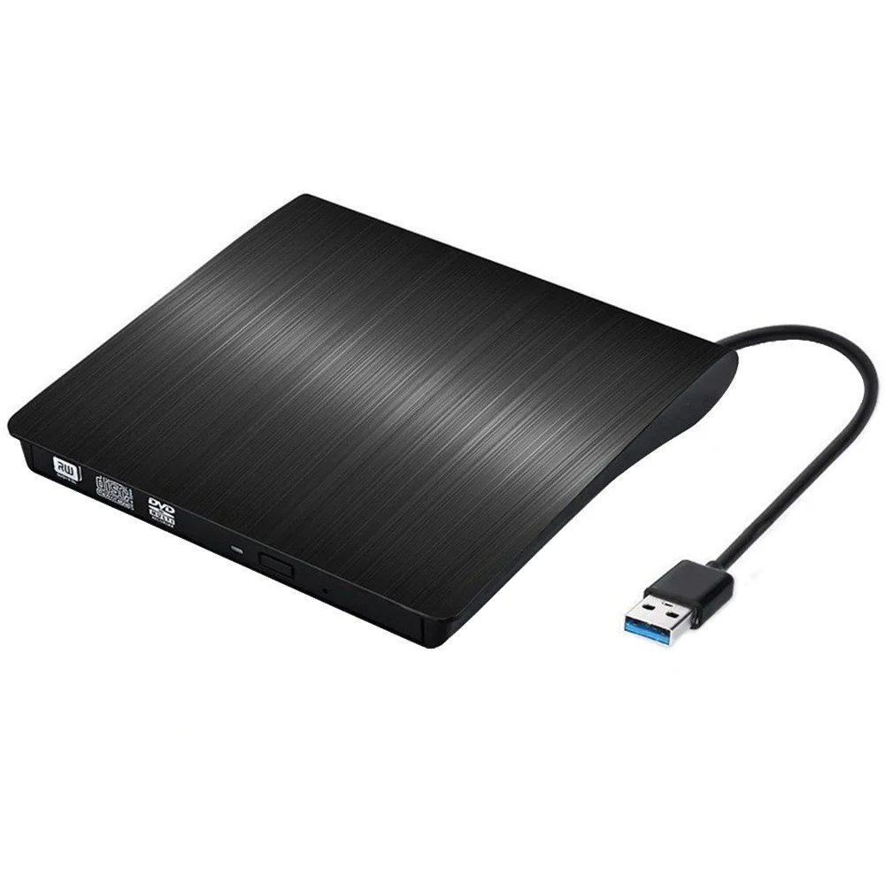 CD Drive Eksternal USB 3.0 Slim Eksternal DVD CD Drive High Speed Transfer Data Burner