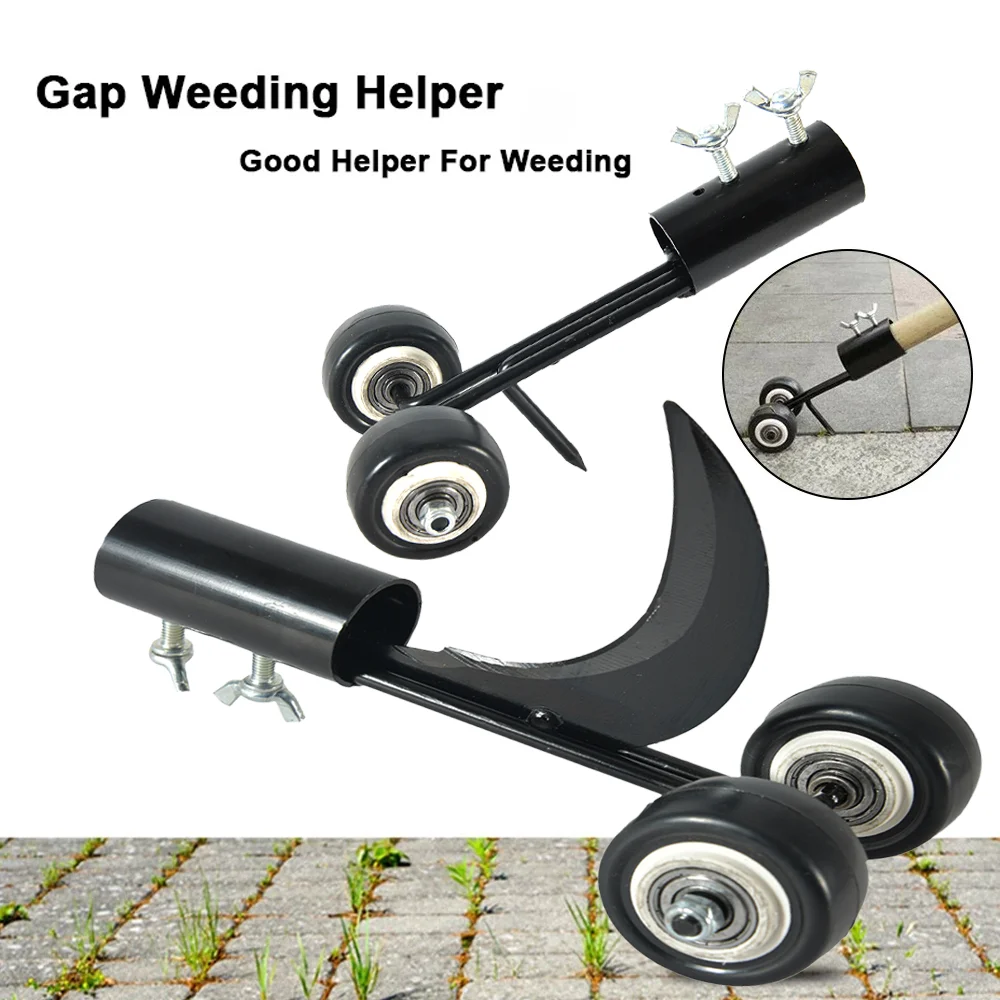 Portátil gap weeder grama trimmer comprimento ajustável weed weeding não há necessidade de dobrar para baixo jardinagem ferramenta de corte