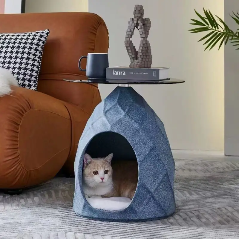 Creative pet cat litter kennel cabinet, living room sofa corner few modern simple high-end small coffee table bedroom