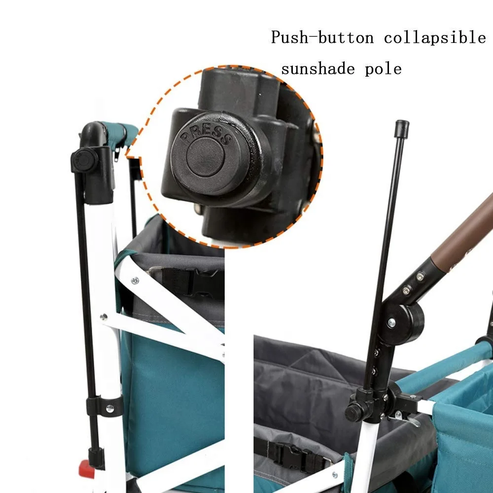 سيارة قابلة للطي للأطفال على الشاطئ، عربة محطة قابلة للطي للسيارة الخارجية FW011 CE/BSCI قابلة للطي على الشاطئ للأطفال