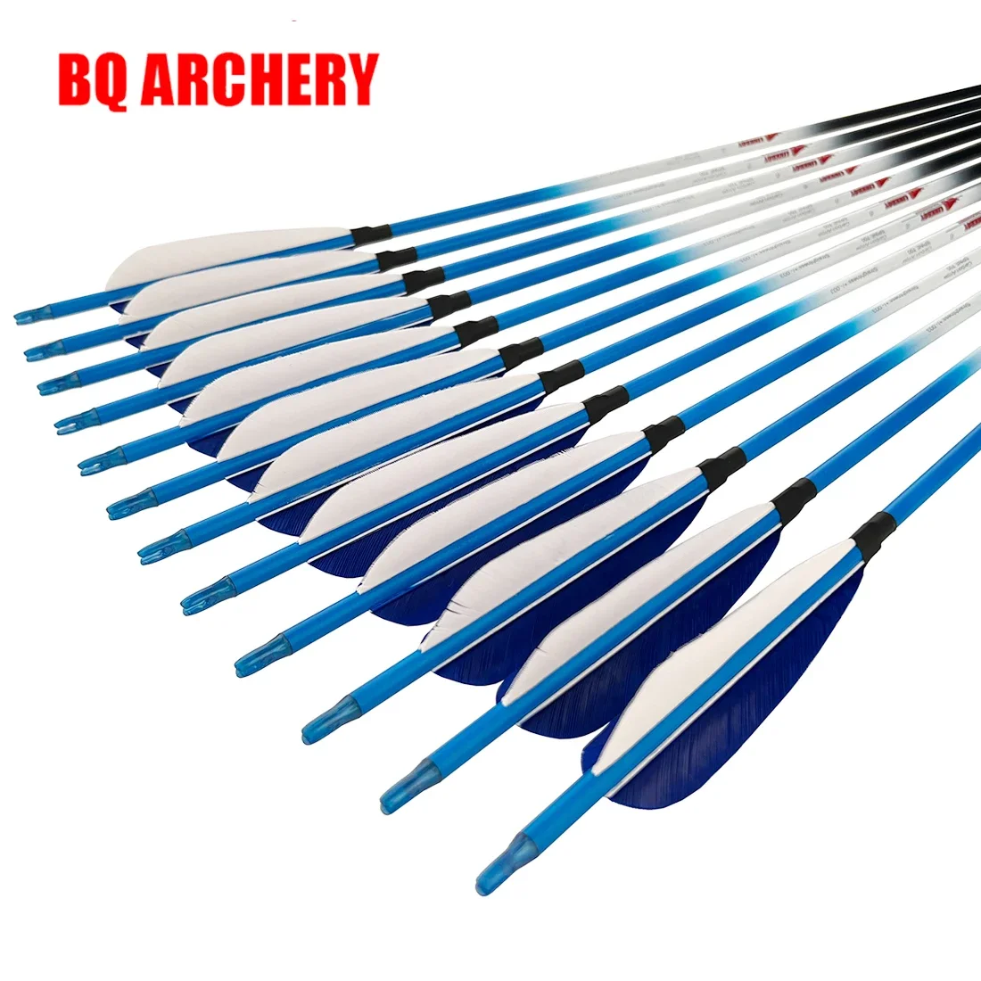 

Карбоновые стрелы Linkboy-Archery, ID6,2 мм, 4 дюйма, лопасти из индейки, 100 г, наконечники, компактный традиционный лук, охотничья стрельба, 12 шт.