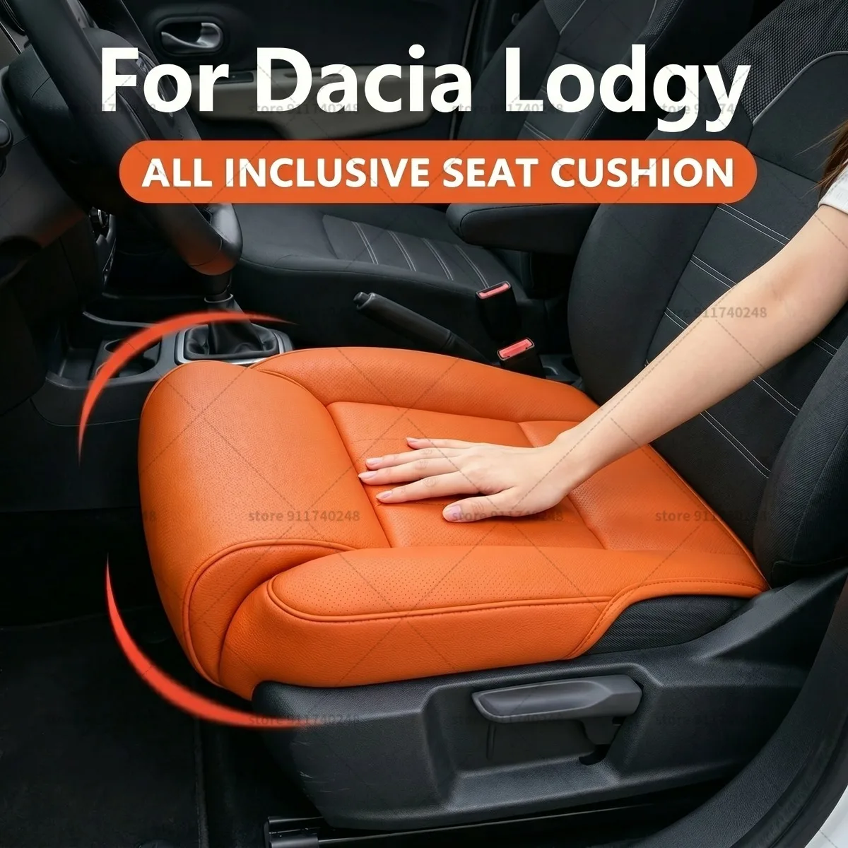 

For Dacia Lodgy Seat Leg Support Extension Cushion Thigh Support Pillow Memory Foam Leather Leg Extender Interior Accessories