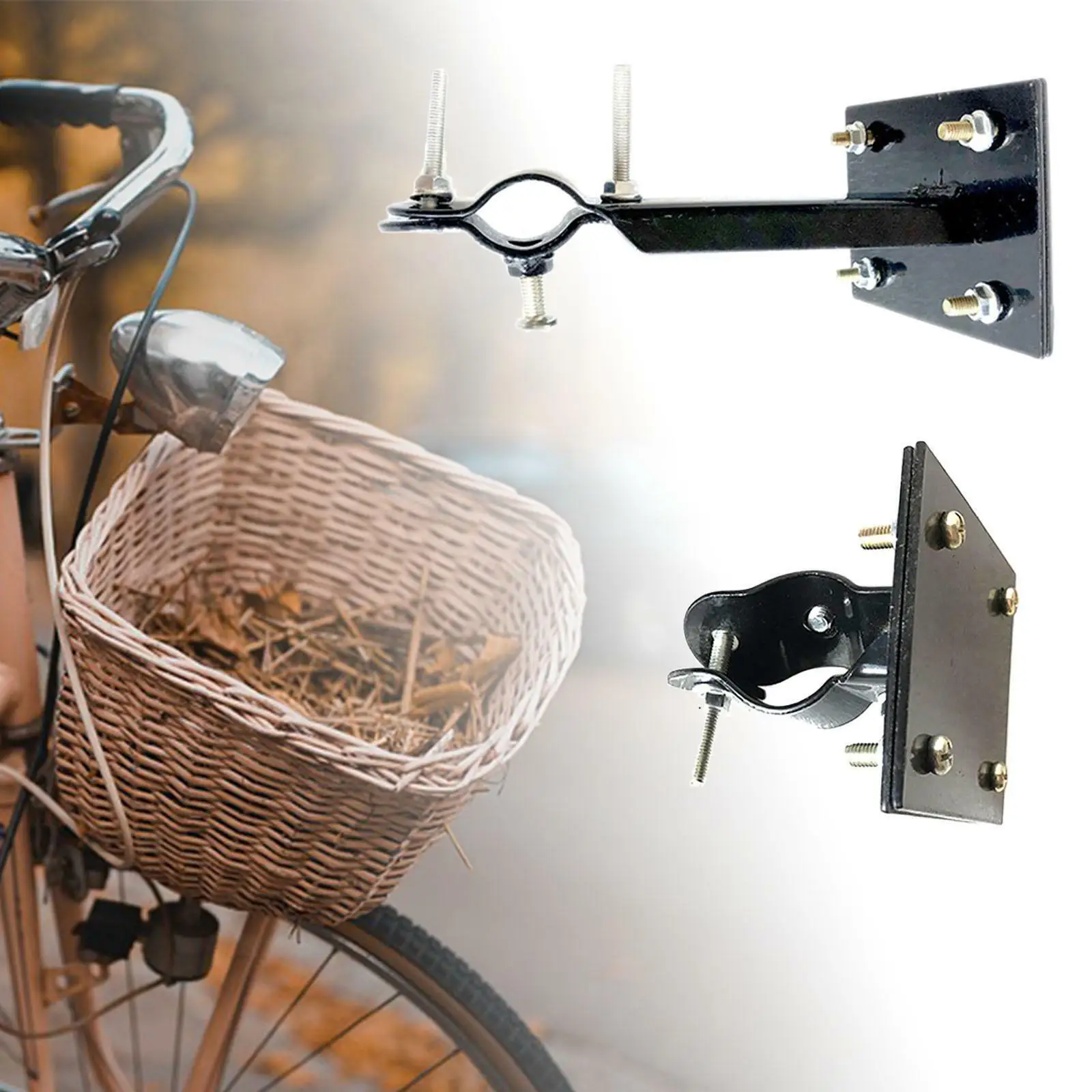 

Bicycle quick release front frame mounting basket for folding bike Mountain Bike Accessories