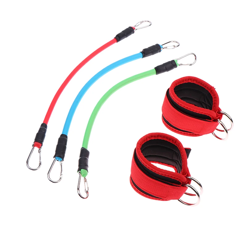 1Set Explosive Strength Trainer Leg Taekwondo Kick Training Pull Rope Elastic Band Basketball Boxing Fitness