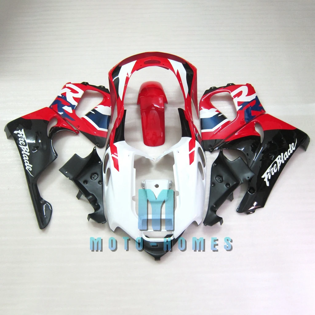 Kit de carénage de moto pour CBR900RR 1996 1997 CBR 900RR 893 96 97 ABS, plastique rouge noir, pièces de travail de tambours de moto