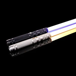RGB Logam Lightsaber Duel Ayunan Halus Pedang Laser Sabre De Luz 16 Perubahan Warna 16 Suara Mainan Berkedip FOC Rave 12 penjualan terbaik batman kenner - №