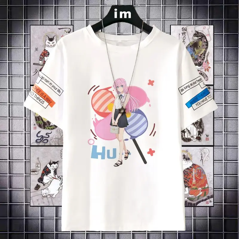 

Shikimori-San Is Not Just Cute Anime Merchandise Two-Dimensional T-Shirt Short Sleeve Trendy Clothing Unisex Crew Neck Plus Size