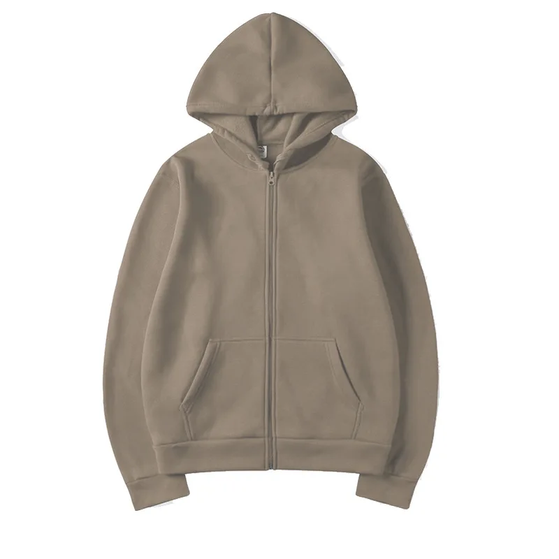 새로운 지퍼 후드 가을 겨울 남성 여성 긴 소매 후드 티셔츠 패션 캐주얼 남성 복장 Sportwear 느슨한 옷