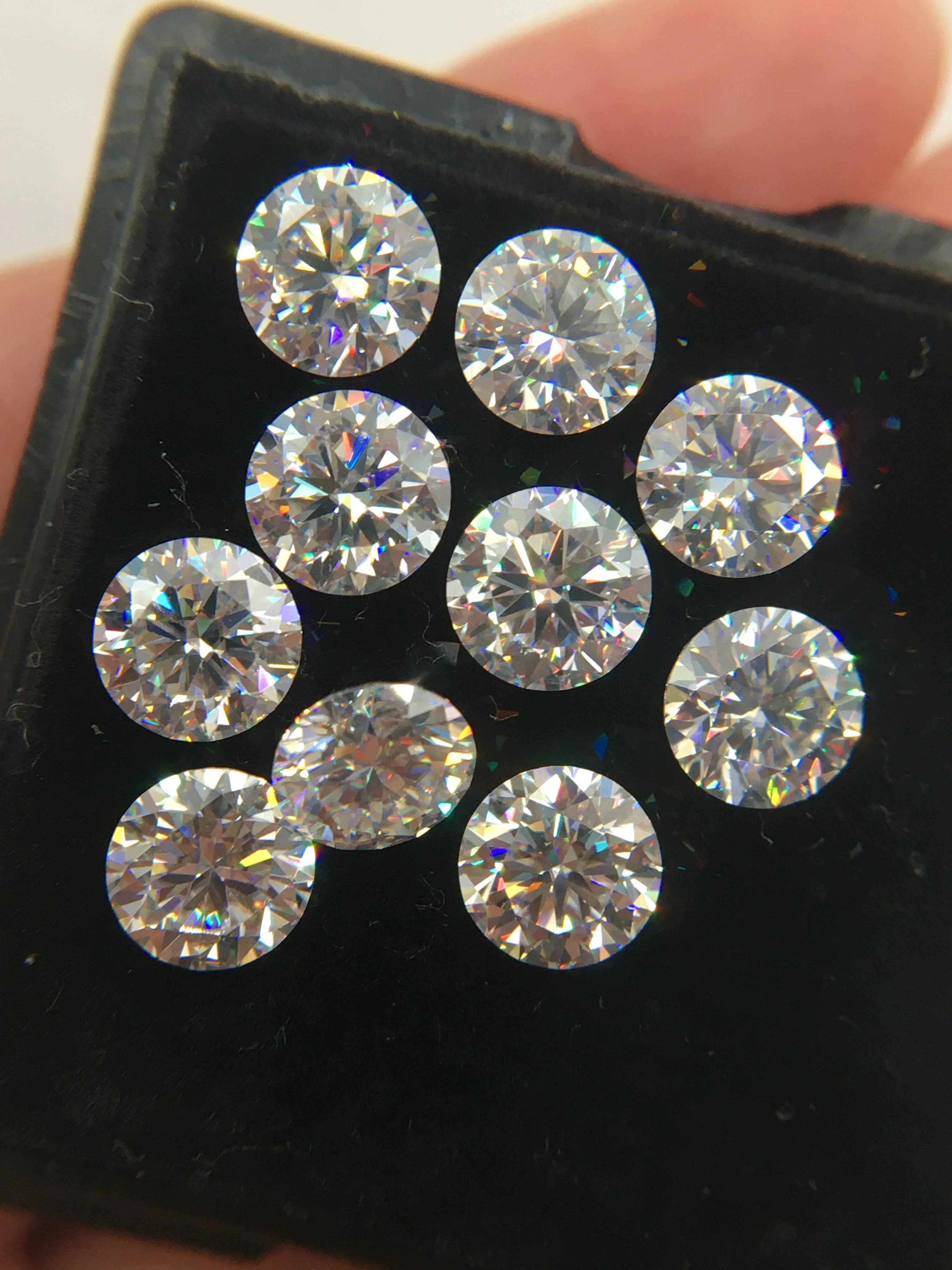 

Custom Moissanite Order 8pcs Stones IJ VVS1