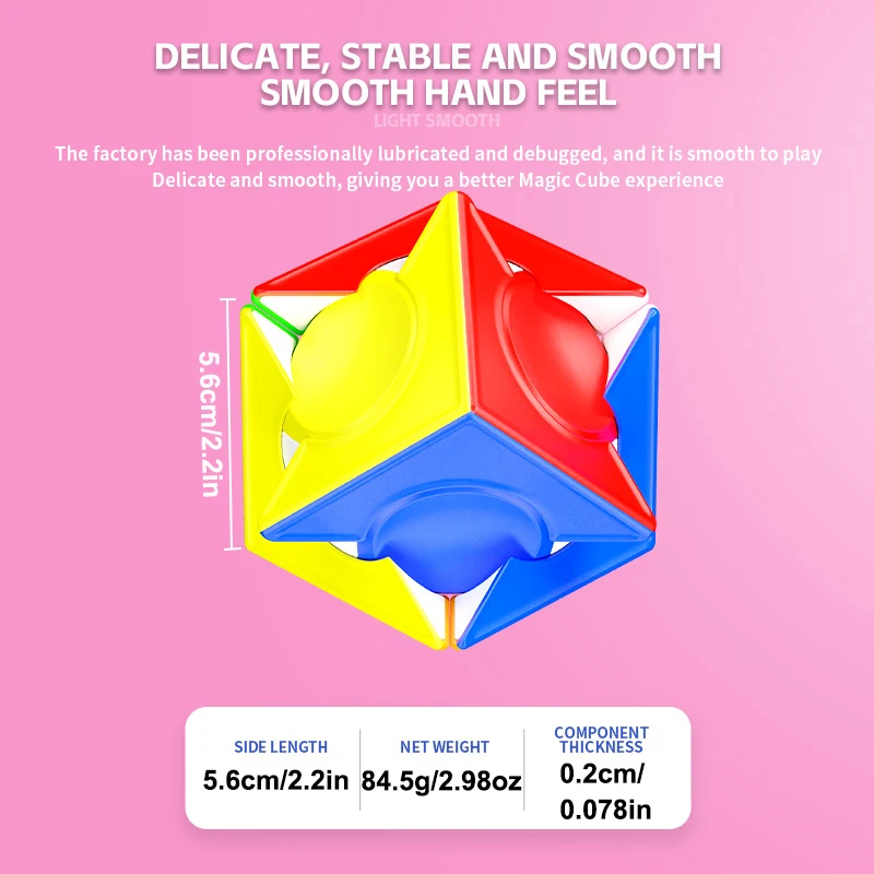 SENGSO Speed Cube FANYUAN Speciale Alien Cube Liscio antistress Puzzle senza adesivi Per bambini Compleanno Halloween Regalo di Natale