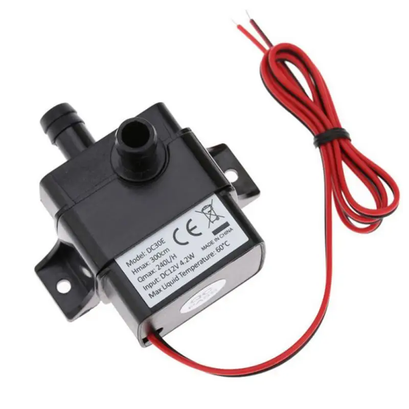 

240L/H Water Pump DC 12V Brushless Motor Circulation Submersible Pump Water Suitable For Aquariums Fish Tanks Ponds Fountains