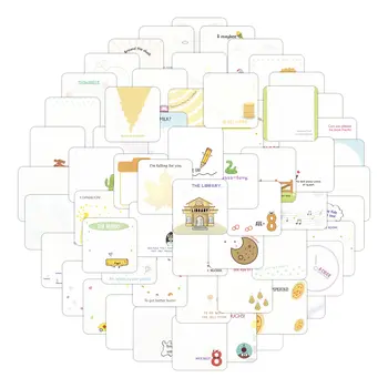 60張笑話卡片,午餐盒便條卡,學生勵志趣味雙關語卡片,課堂迷你便條明信片 10 最佳銷售 激勵卡片 - №1