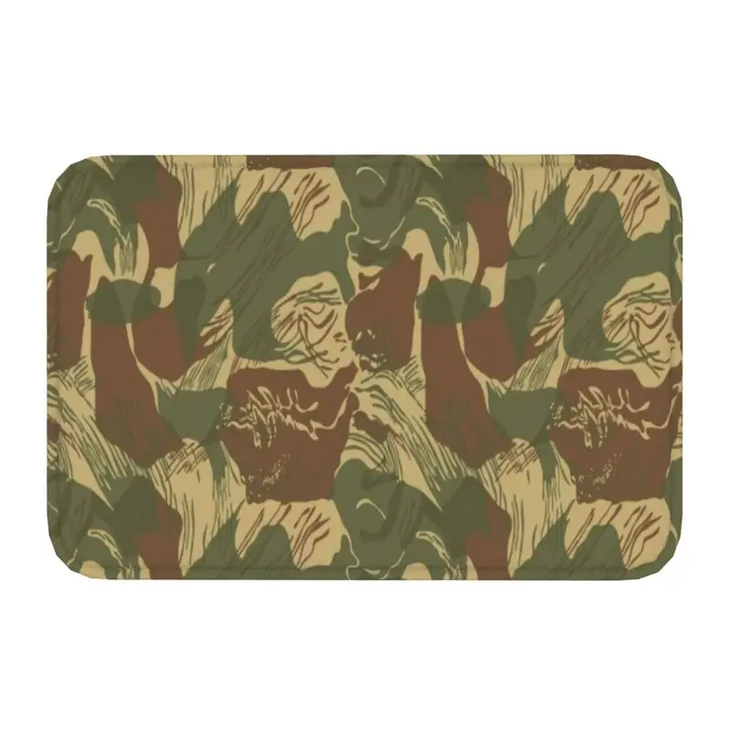 Custom Rhodesian Brushstroke Camo Doormat Anti-Slip  Welcome Kitchen Floor Door Mat Rhodesia War Toilet Living Room Carpet Rug