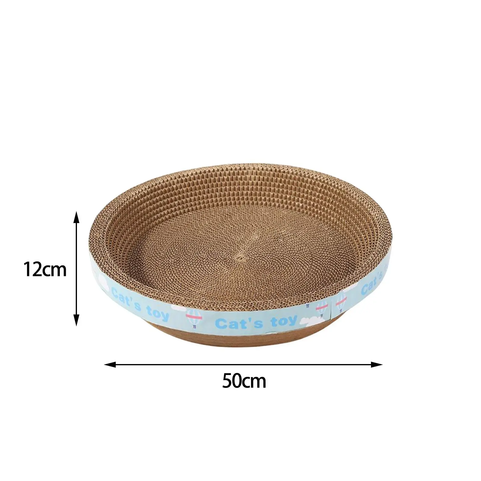 Cat Scratch Pad Round Corrugated Nest Bed Grind Claws Cat Scratcher Pet Accessories