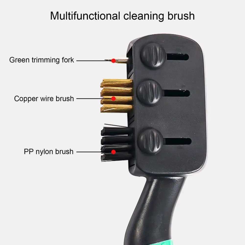 Golf Cleaning Brush 3-in-1 Effective Multi-functional For Club With Carabiner Grooves Sharpener Cleaner Golf Accessories 골프용품