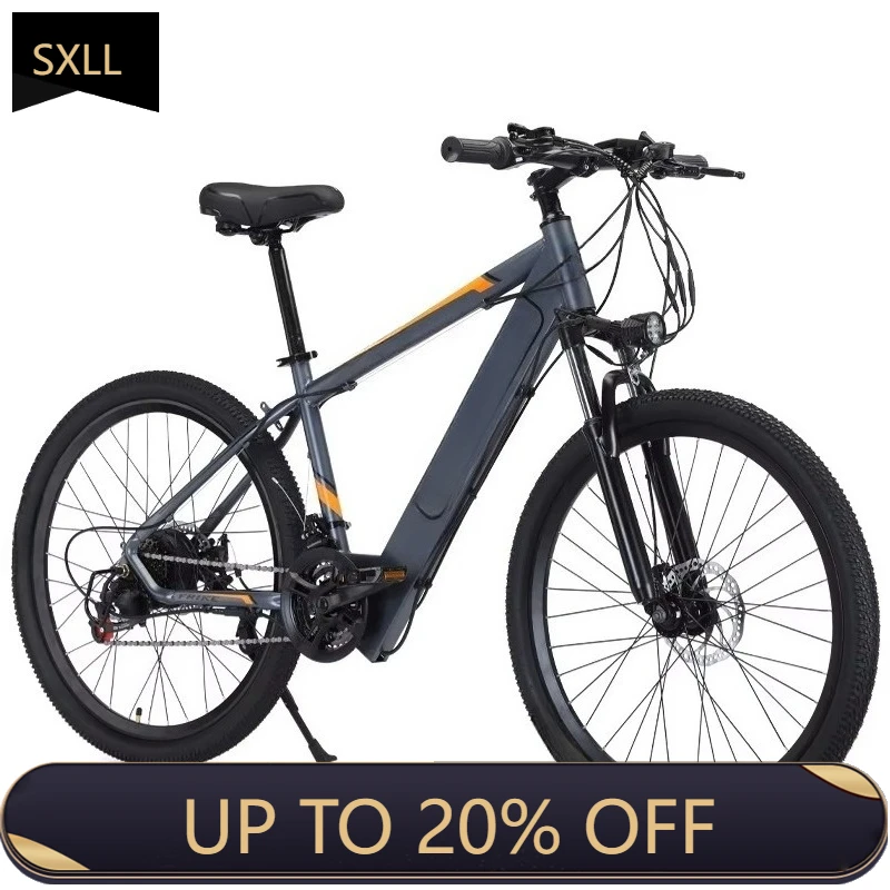 

Adult electric mountain bike 7-speed brushless motor lithium battery off-road long-distance waterproof carbon steel frame