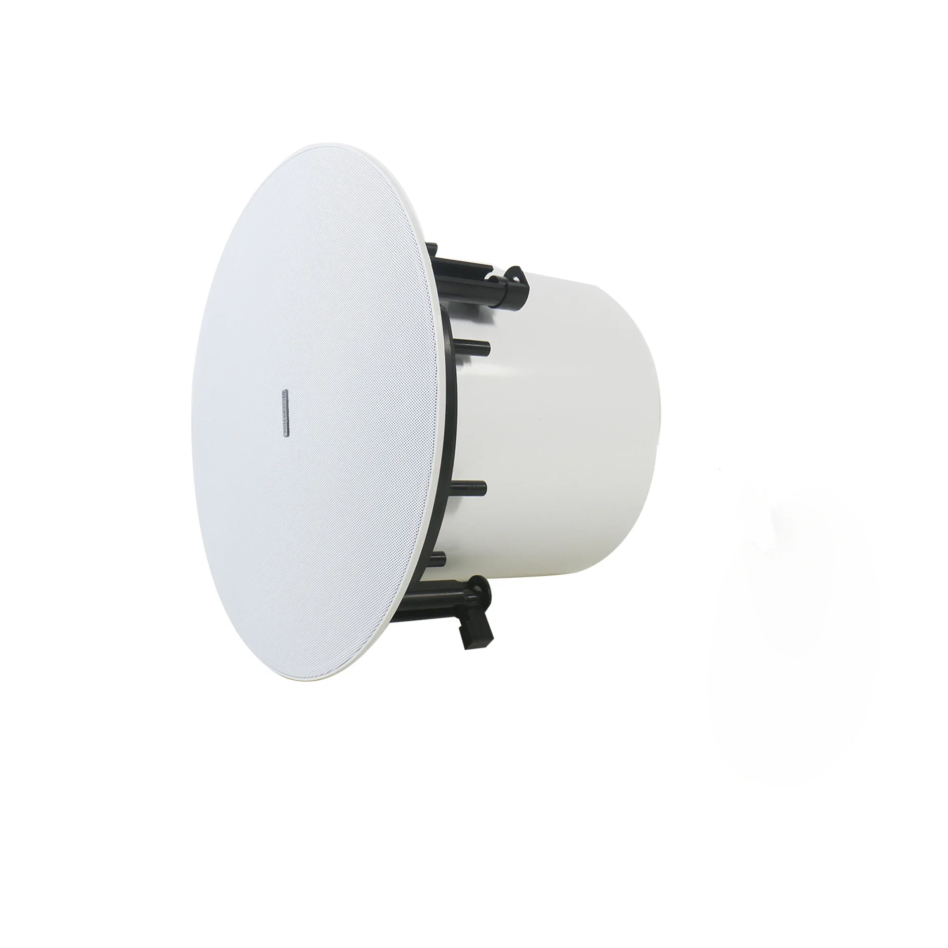 30W Dante 8 Inch Rimless Coaxial Ceiling Speaker with POE Power Supply and  DSP