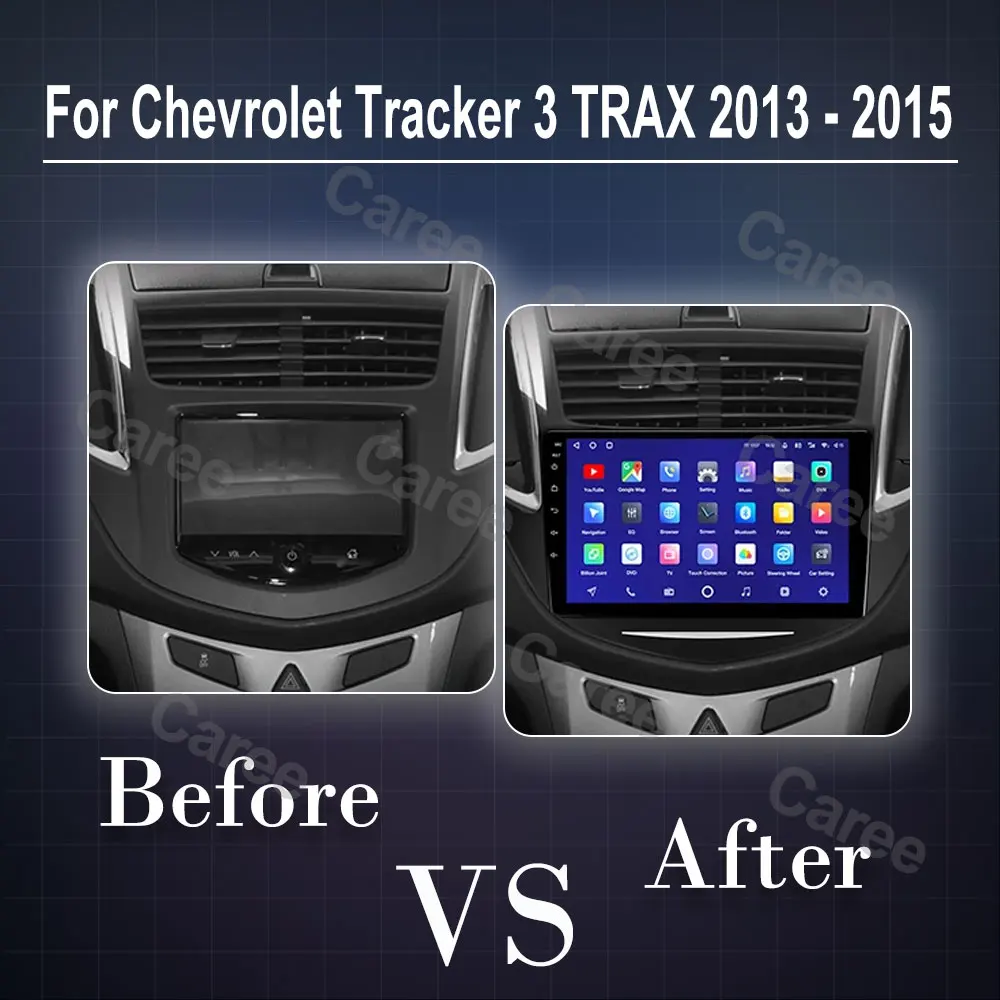 Android Auto For Chevrolet Tracker 3 TRAX 2013 - 2015 Car Radio 4G Carplay DSP RDS Multimedia Player GPS Navigation No 2din DVD