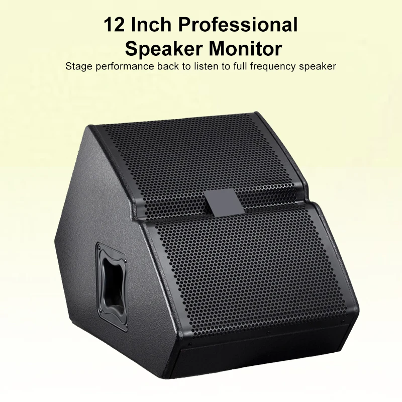 TX1122FM Hot Sell Professional Passive Wedge Speakers Monitor Sound System Audio Show Wedding Stage Speaker