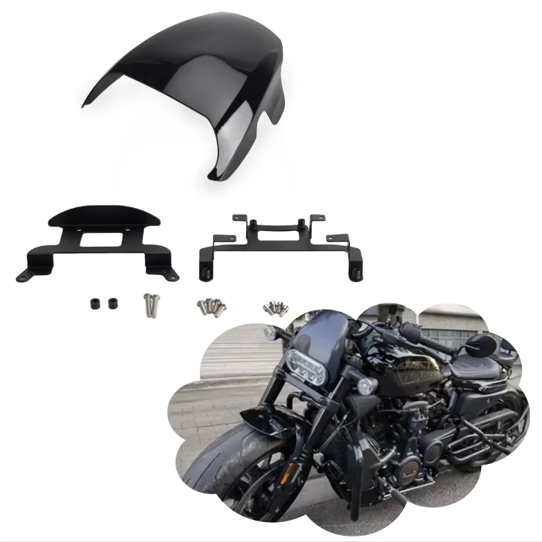 ABS Plastic Motorcycle Front Light Cowl Headlamp Protection Mask for  Sportster S RH1250 2021 2022 Headlight Fairing Cover