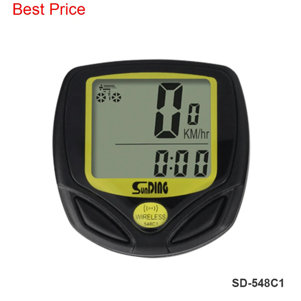 

10Pcs Sd-548c1 Bicycle Wireless Computer Meter Mountain Bike Waterproof Speedometer Riding Odometer