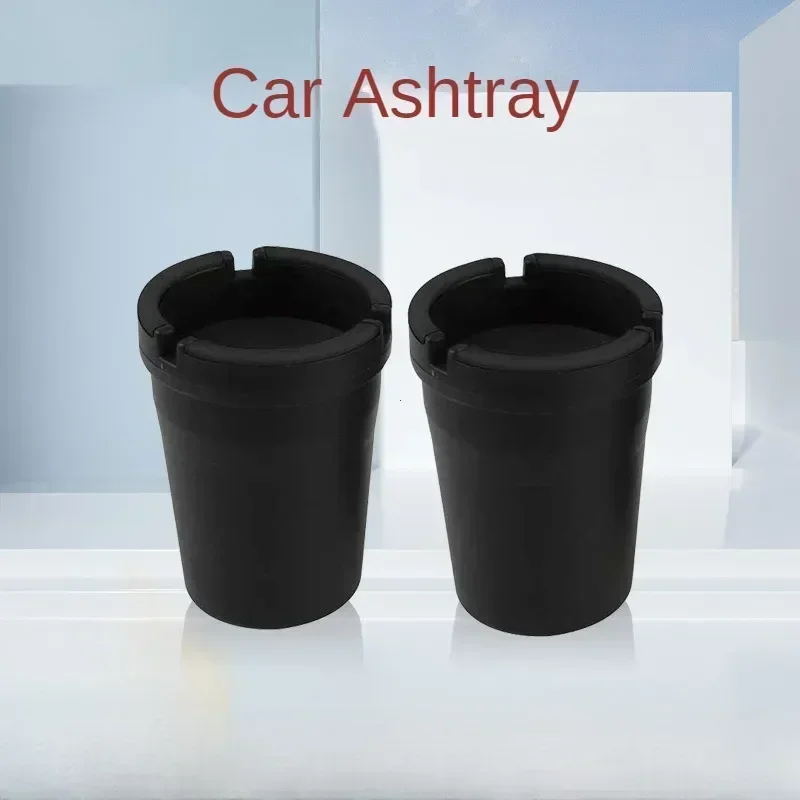 Smokeless Ashtray New PP Plastic Auto Ashtray Portable Car Ashtray Hourglass Ashtrays Supply-Size: 8*6*10.5 cm