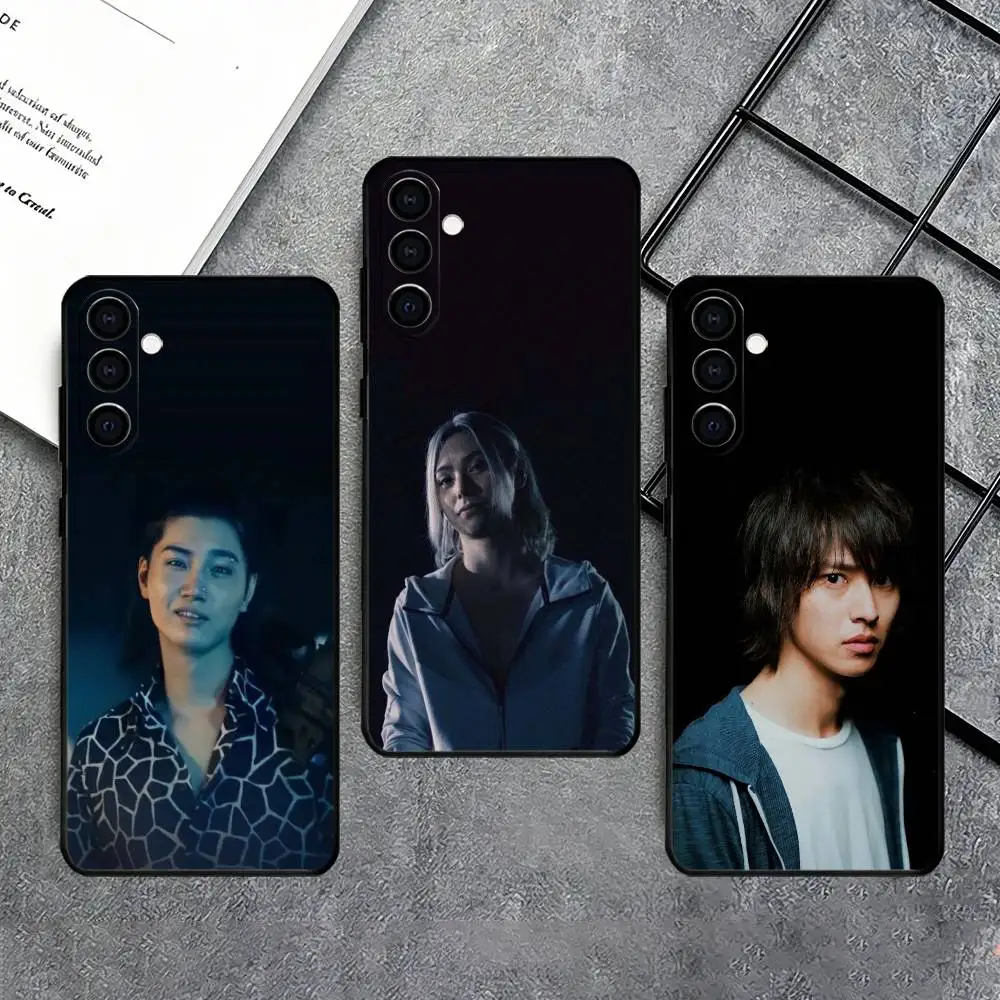 

Hot TV Alice In Borderland Phone Case For Samsung Galaxy A73,A72,A71,A70,A53,A52,A51,Soft Silicone Black Cover