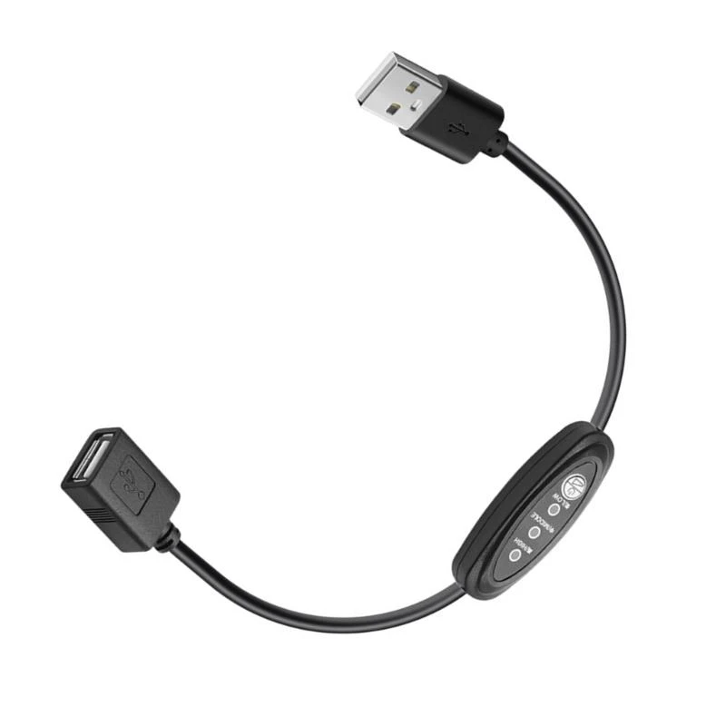 USB Speed Controller Electronic Regulator Switches 3 Speed Adjustable Automobile Fan Speed Regulation Cable for Desk Fan HX5E