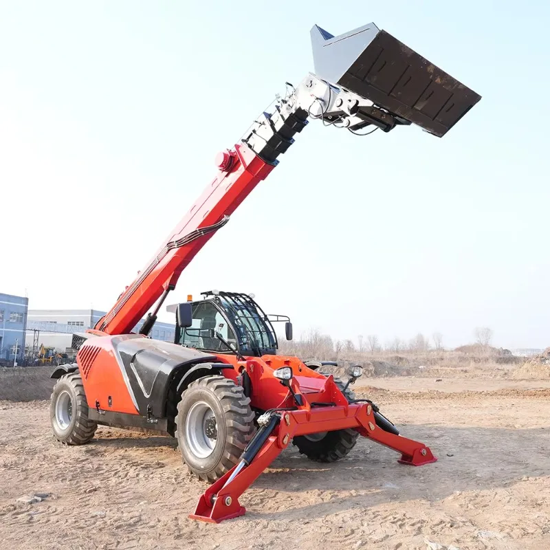 

YG Remote Control Telescopic Container Forklift 3 Tons 4 Tons 5 Tons diesel Telehandler Crane