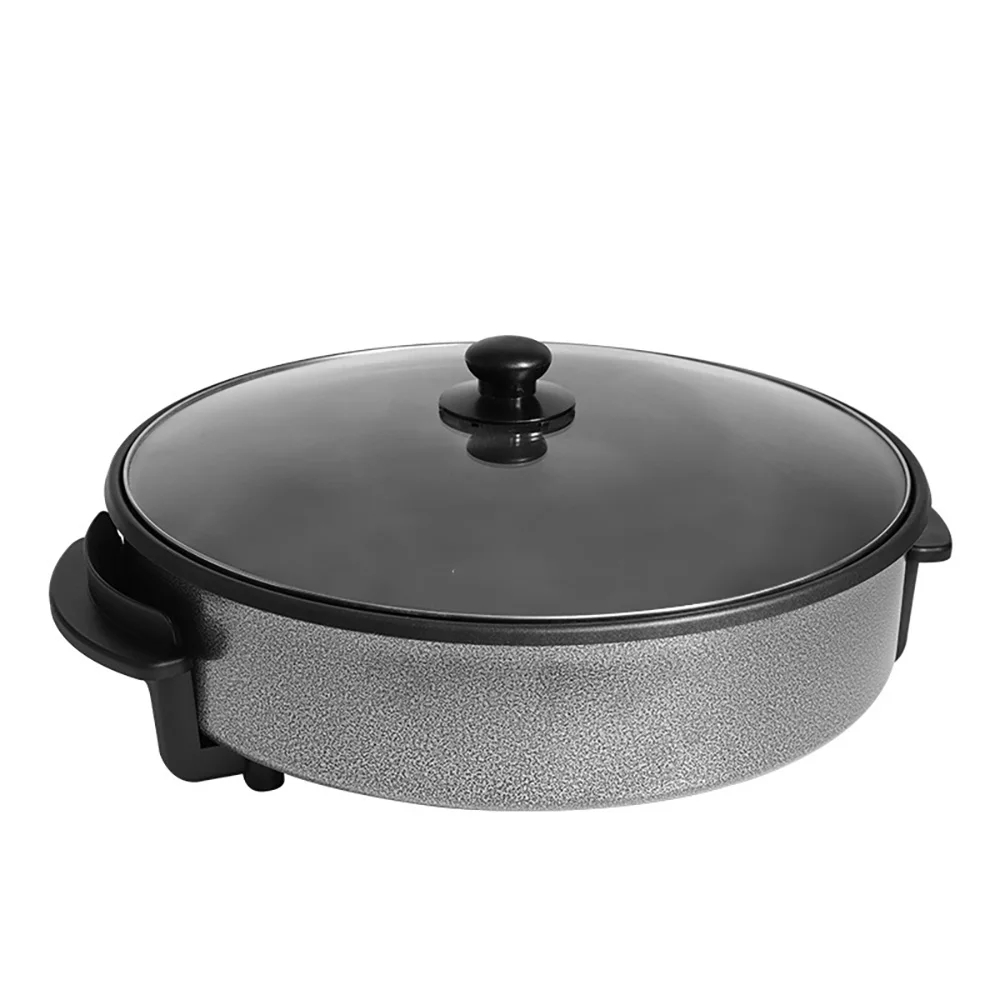 Electric Frying Pan, Multi-Function Electric Hot Pot, Korean Barbecue Non-Stick Pot, Household Electric Grilling Pot