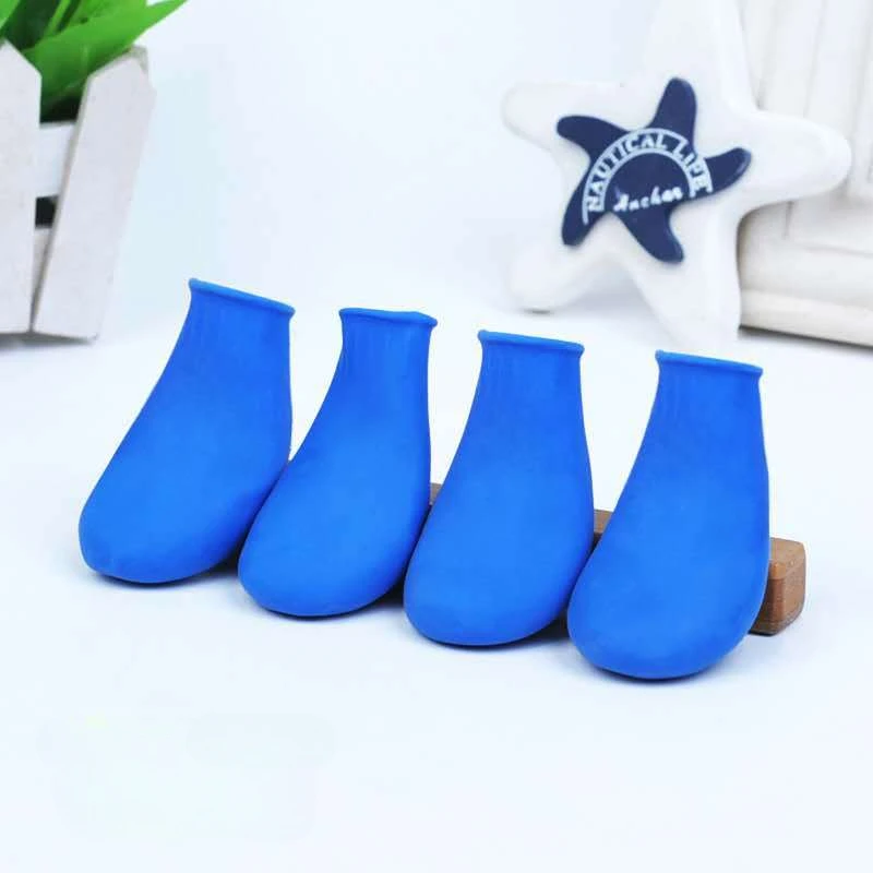 Waterproof Pet Dog Shoes Balloon Rubber Rain Boots Footwear Cat Socks for Puppy Chihuahua Dog Shoes for Large Dogs Boots for Pet