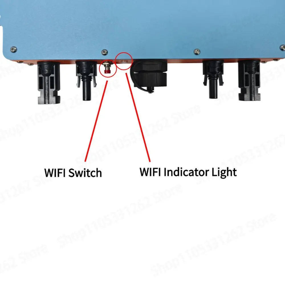 Grid Tie Micro Inverter 350W-2800W Anti-Reverse, Smart WiFi Monitoring 36V Battery Ready for Home Rooftop Solar PV