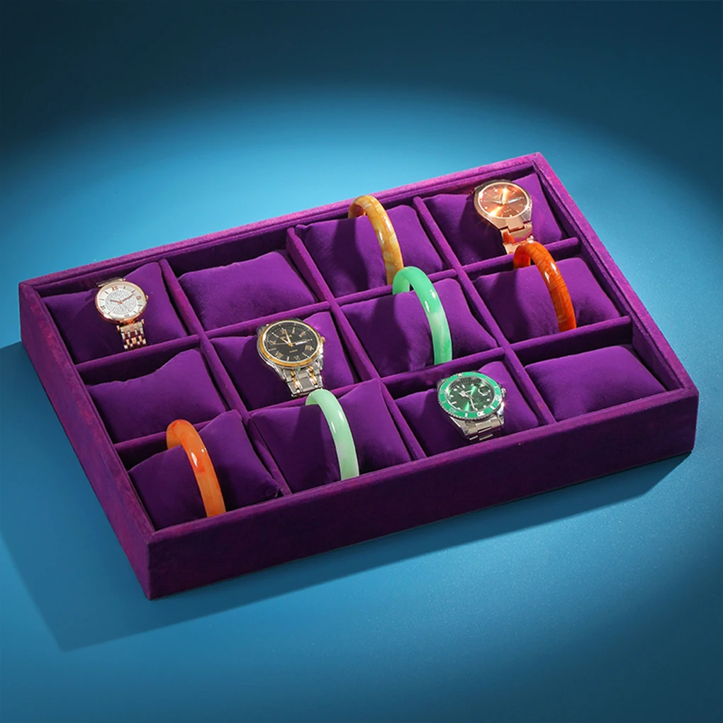 صينية ساعة مقاومة للخدش لعرض وحماية الساعات وصينية مجوهرات الساعات #4