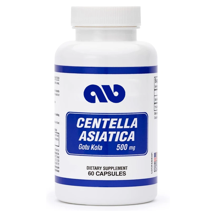 Centella Asiatica Capsules 500mg 60pcs Natural System - Centella Asiatica Capsule Extract Helps Calm Mental Fatigue