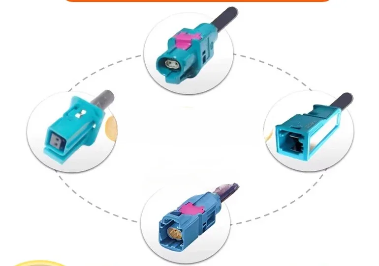 H-MTD Mutual Conversion Tyco MATEnet Connection Vehicle Ethernet Gigabit Lenny Harness Male and Female Headers