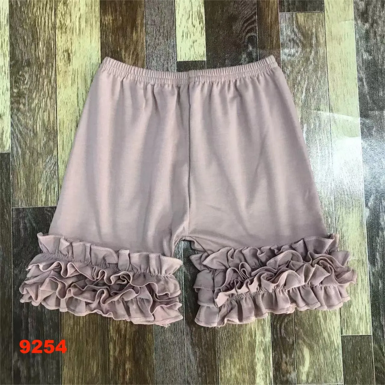 Fashion Girls baby shorts inner dress outer wear cotton boutique childrens clothing solid color loose running style novel