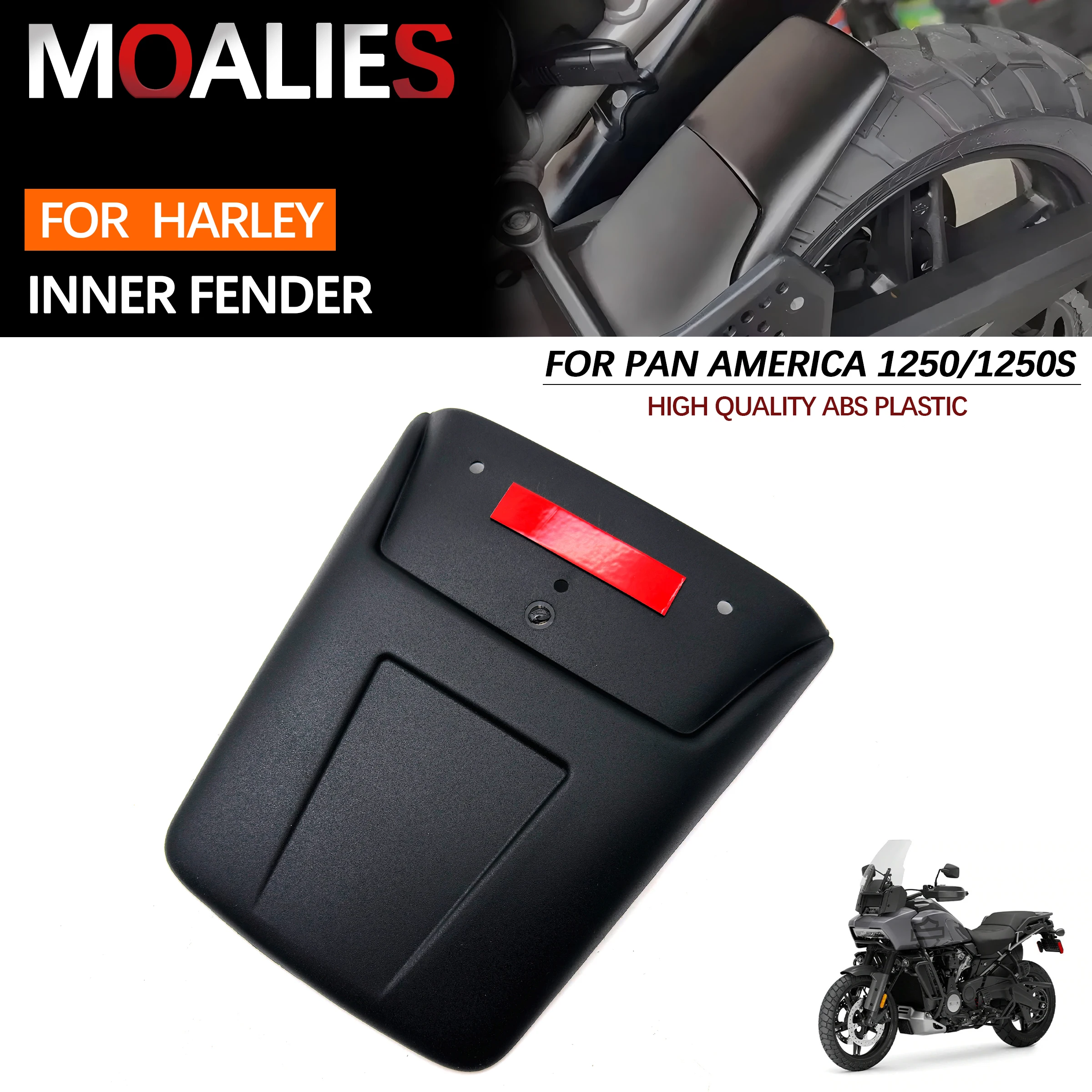 

For Harley Pan America 1250 PA1250S 2021-2022 Motorcycle Accessories Rear Mudguard Inner Fender Extension Refit Extender Part RA