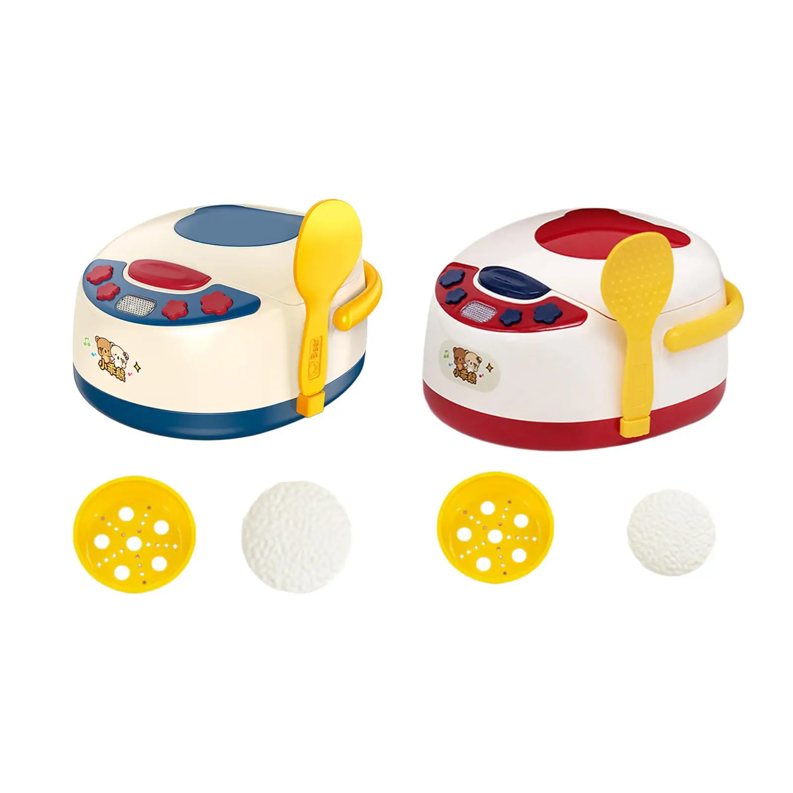 

Рисоварка, игрушка для дошкольников с музыкой и звуком, кухонная игрушка, кухонный игровой набор, игрушка для детей 3, 4, 5, 6 лет, подарки для девочек и мальчиков