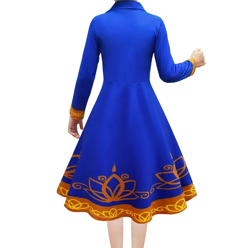 Mira Royal Detective Girl Dress Princess Fancy Party Halloween Costume for Kid Skirt Carnival Cosplay Anime Festival Masquerade
