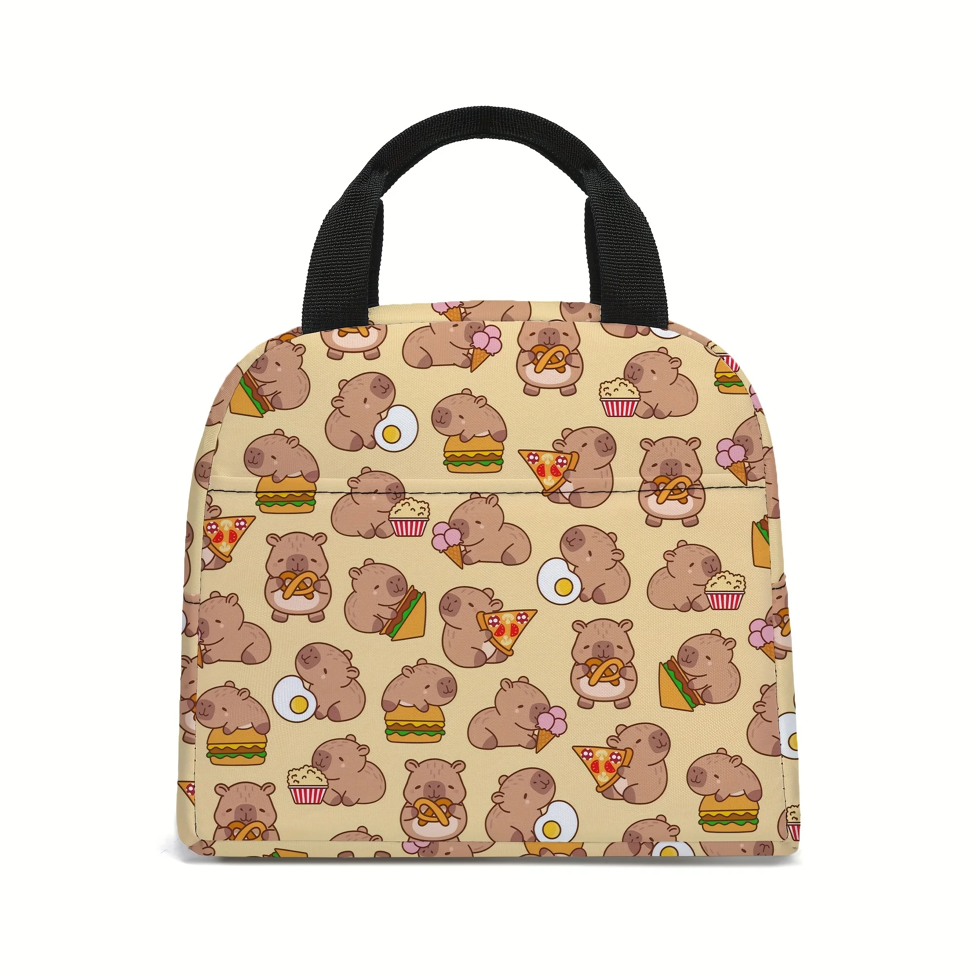 

Insulated Lunch Bag with Cute Kapybara Lunch Box for Work, Travel, Picnic Portable & Stylish for Daily Use, Ideal or Office