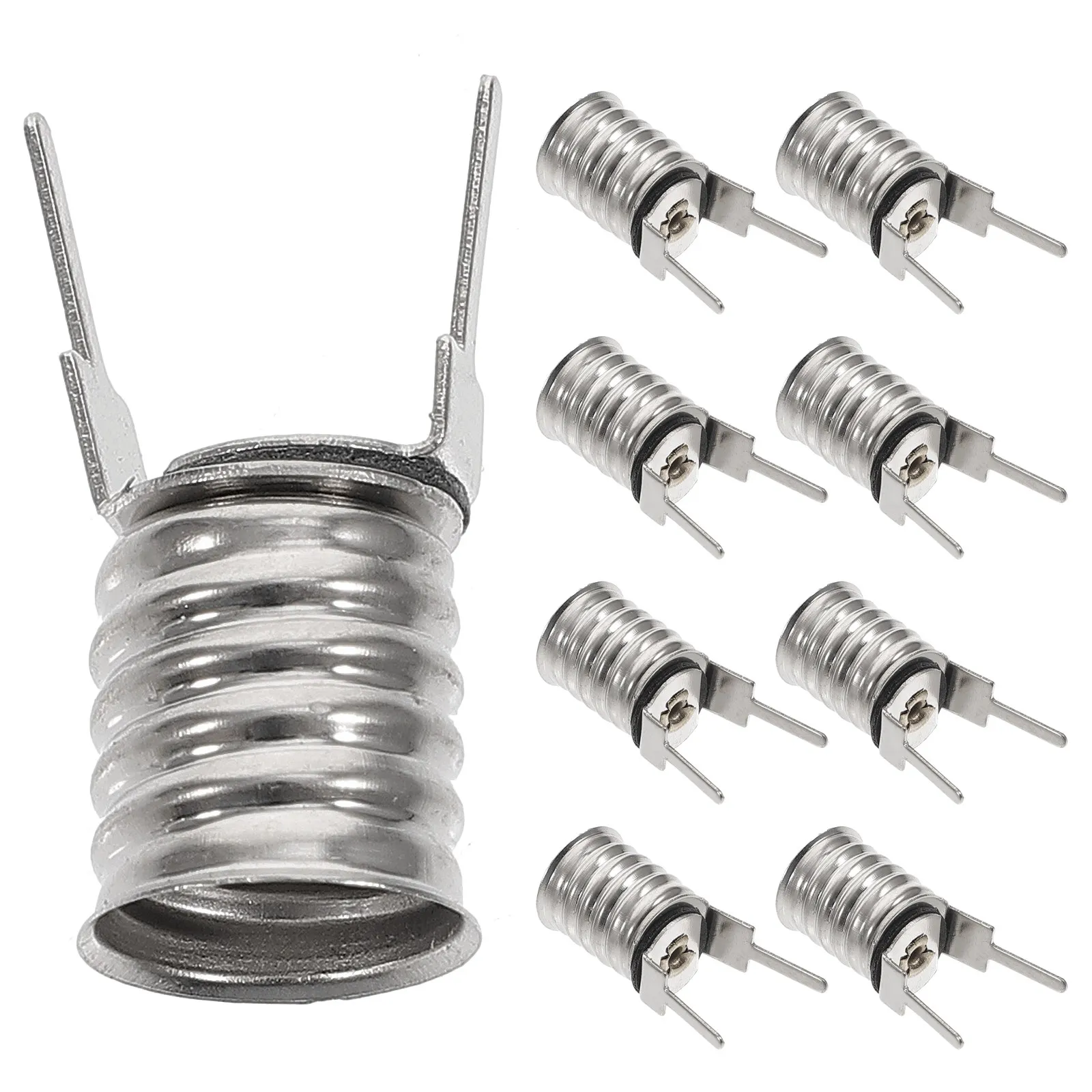

10Pcs Screw Base Lamp Holder Mini LED Bulb Socket Fixture Light Base Small Bulbs Holder Lighting Accessories