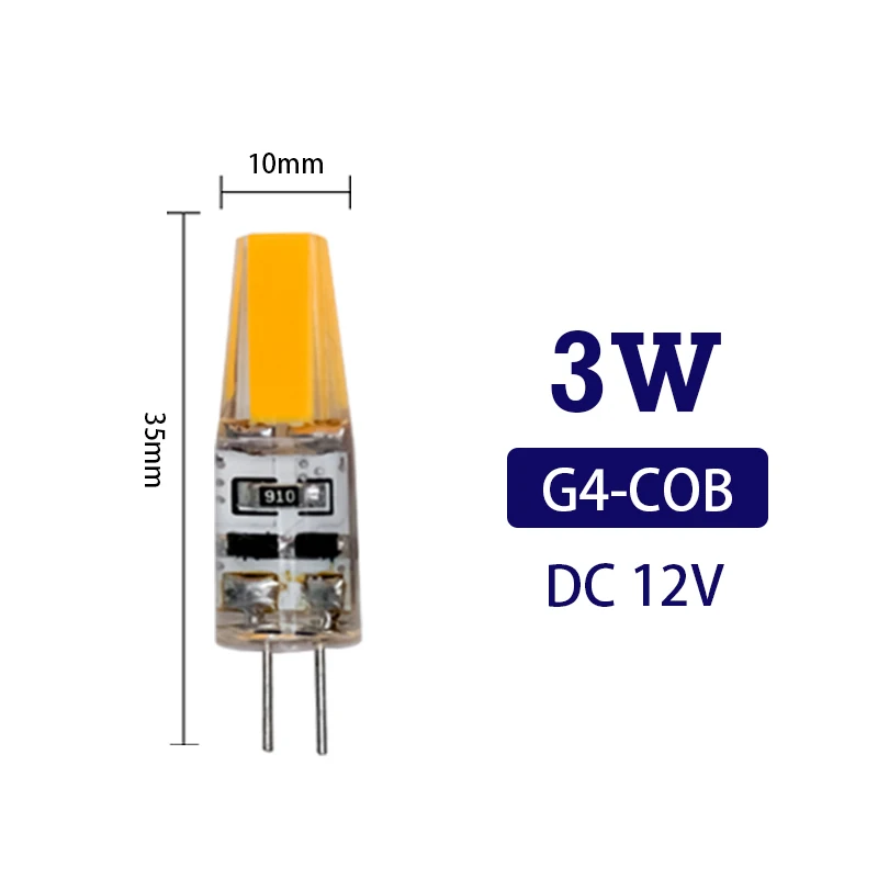 G4 G9 LED COB Lampe 3W 6W Glühbirne E14 AC DC 12V 220V Kerze Lichter Kalt/Warmweiß Ersetzen 30W 60W Halogen für Kronleuchter Scheinwerfer