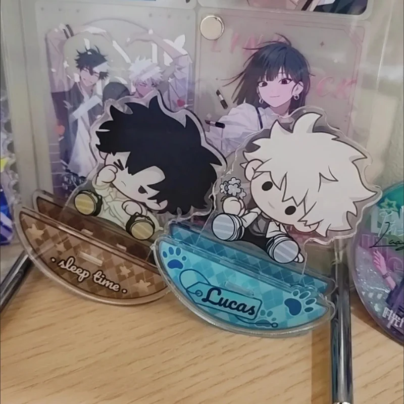 7cm/2,76 Zoll LINKCLICK Kreativität Acryl Lu Guang Cheng Hour Stehende Figuren Anime-Zubehör Kreatives Sammlerstück Lustiges Geschenk