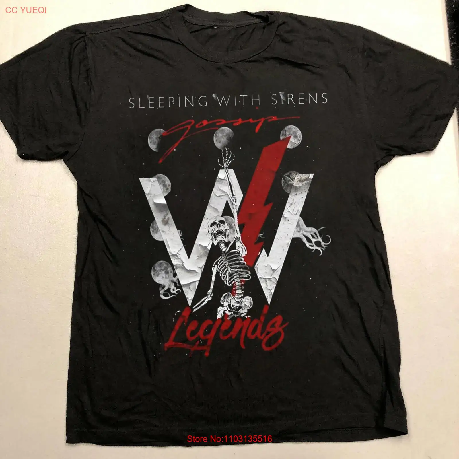 Футболка унисекс Sleeping with Sirens Band Legends, все размеры от S до 5XL LL1807, длинные рукава