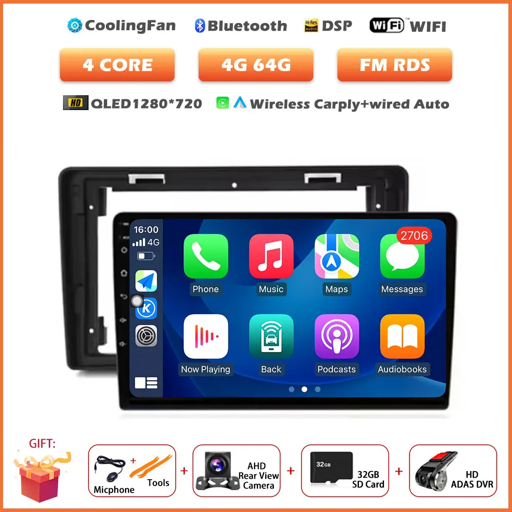 Android 16 Auto Voor Citroen C2 C3 2001-2010 Auto Radio Multimedia Speler Video GPS Navigatie Carplay Touchscreen Stereo gereedschap
